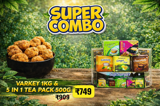 Varkey 1kg & 5 in 1 tea pack