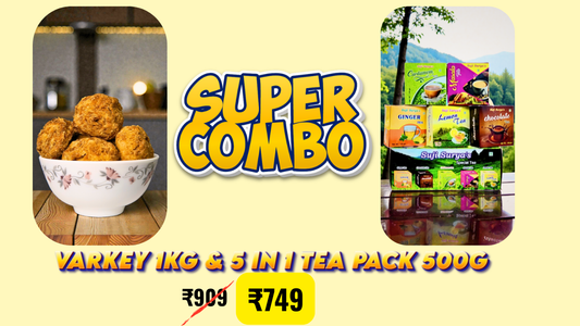 Varkey 1kg & 5 in 1 tea pack