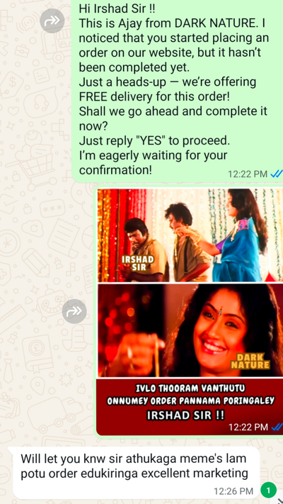 WhatsApp proof