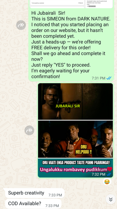 WhatsApp proof