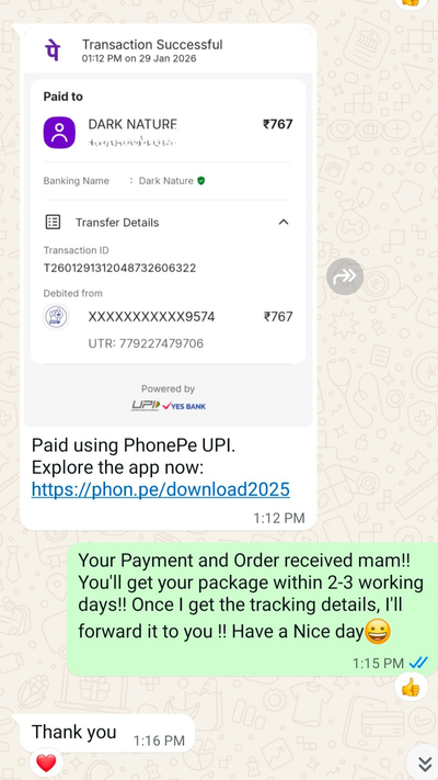 Payment proof