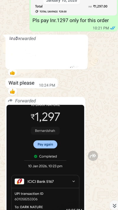 Payment proof