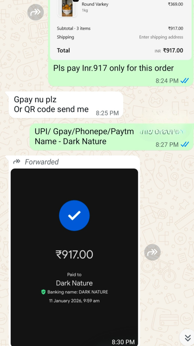Payment proof