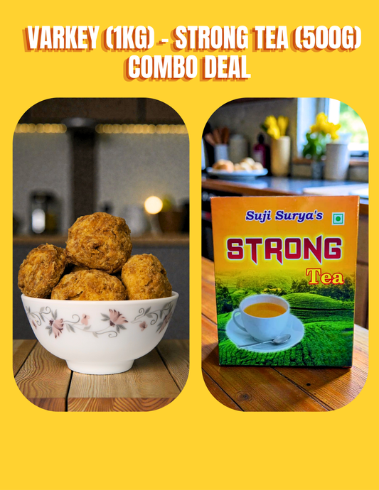Varkey (1kg) & Strong Tea (500g) Combo Deal